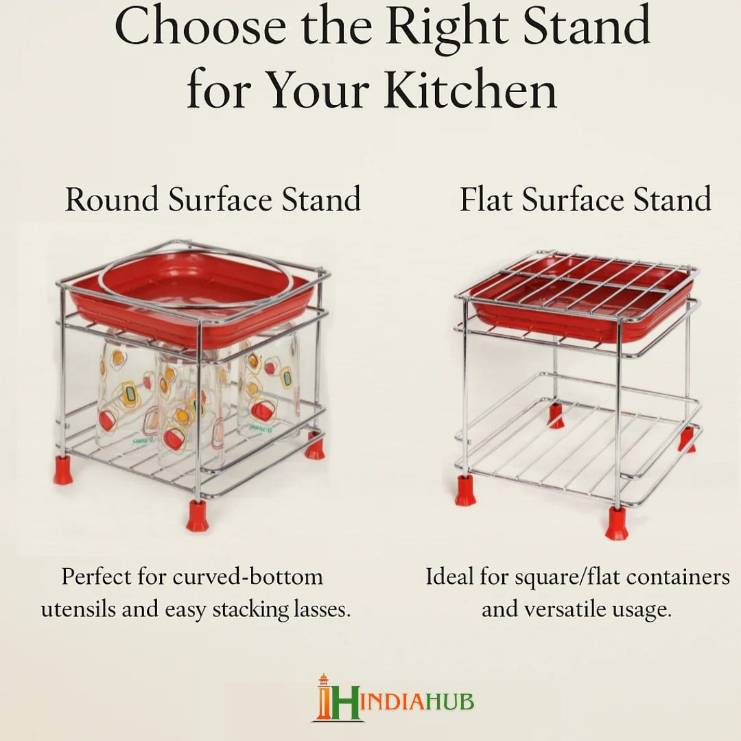 India Best Heavy Steel Matka Stand with Free Tray