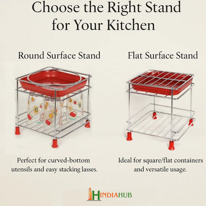 India Best Heavy Steel Matka Stand with Free Tray